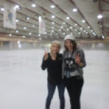 Skating on our P-day